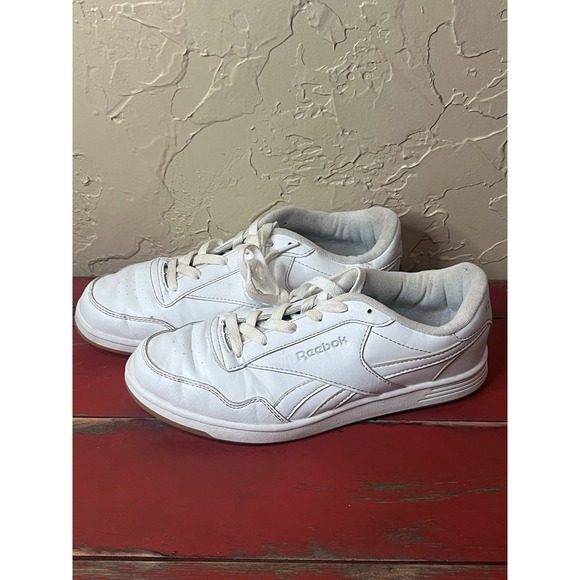 Reebok Classic Galaxy 7 Run Sneakers Mens sz.6 White Leather Comfort Retro Shoes - Picture 1 of 5